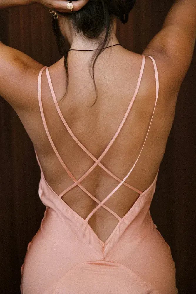 Spell Boudoir Slip Dress Peach Size 8 photo 4