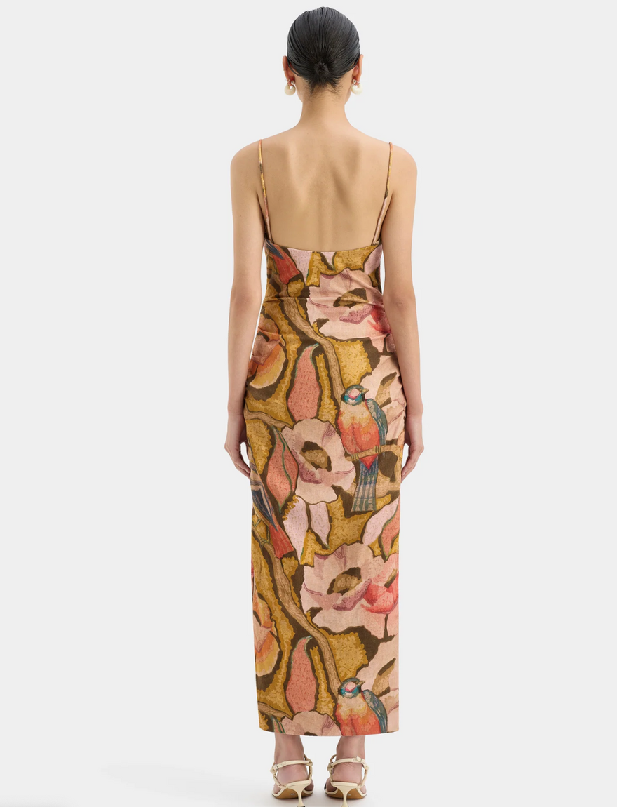 Sir The Label Talulah Column Dress Sanderling Floral photo 2