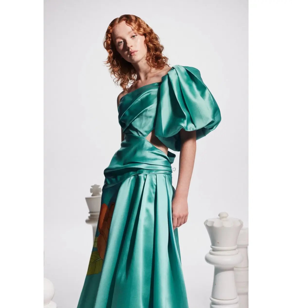 Alemais Regent Gown Jade Green Size AU 14 photo 3