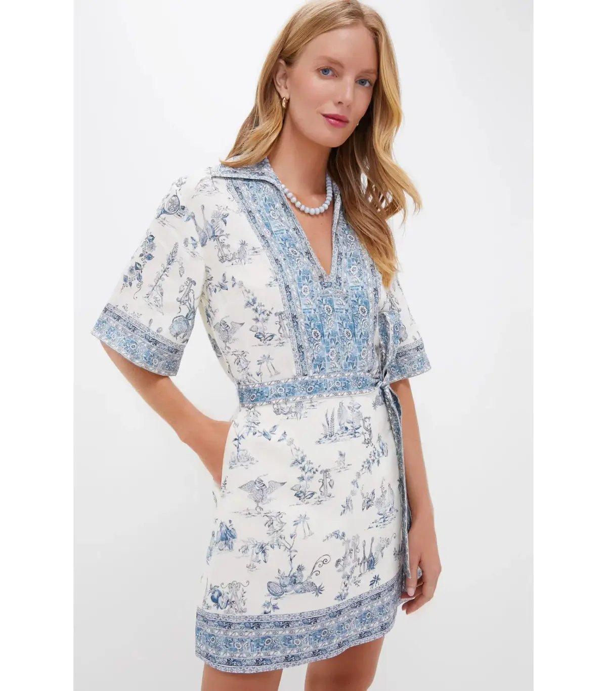 Alemais Casa Mini Dress Print Size AU 6 photo 2