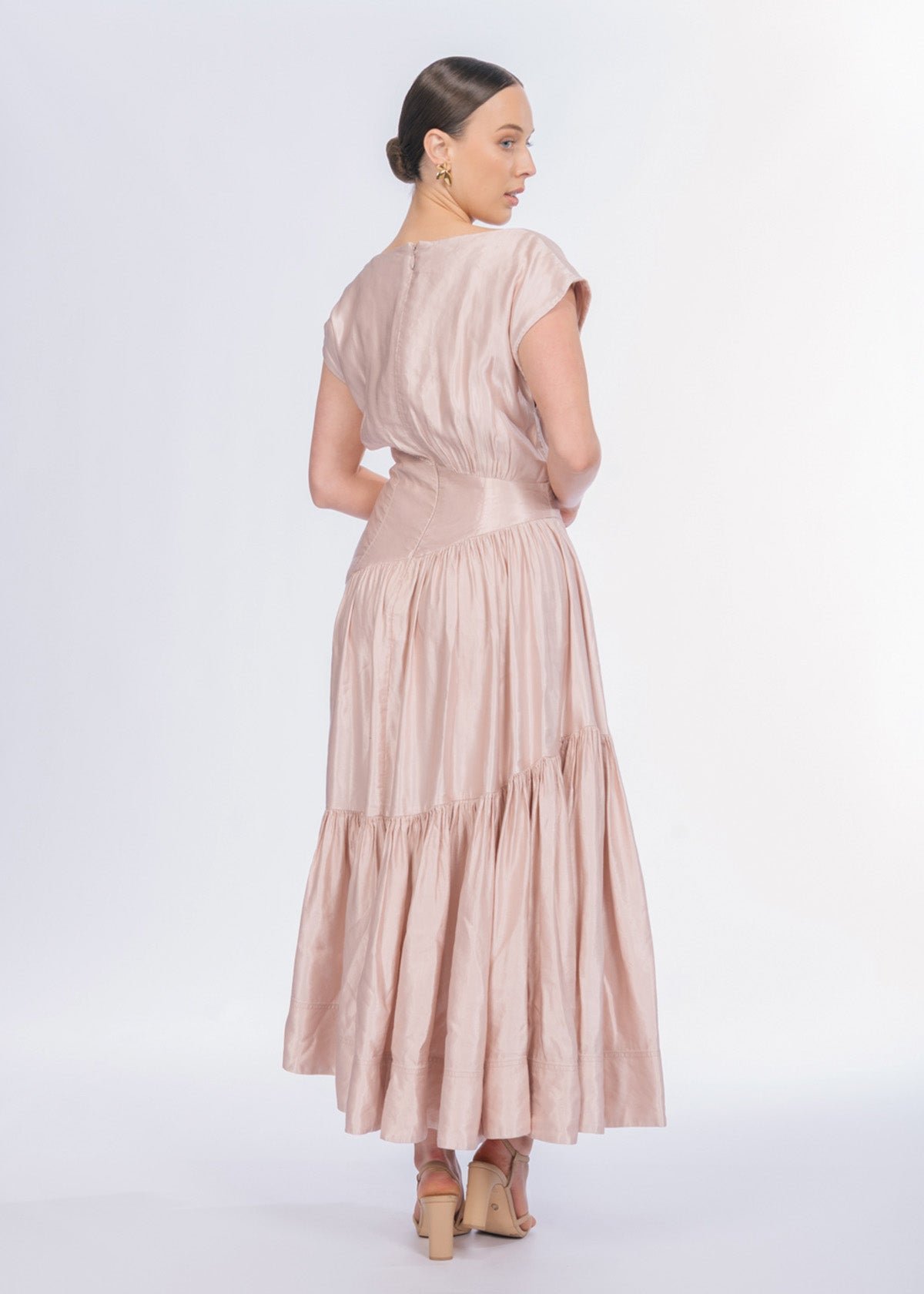 Serendipity Reflection Midi Dress in Blush photo 2