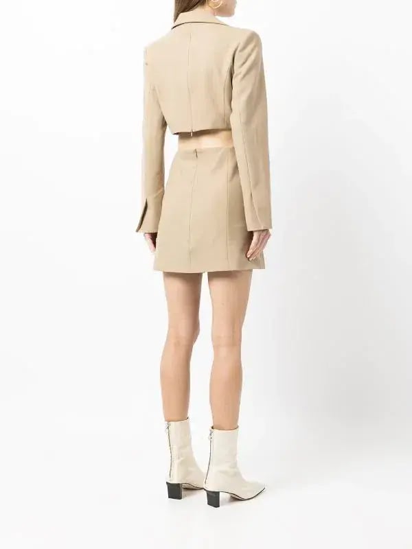 Anna Quan Chiara Dress Beige Size 8 photo 2