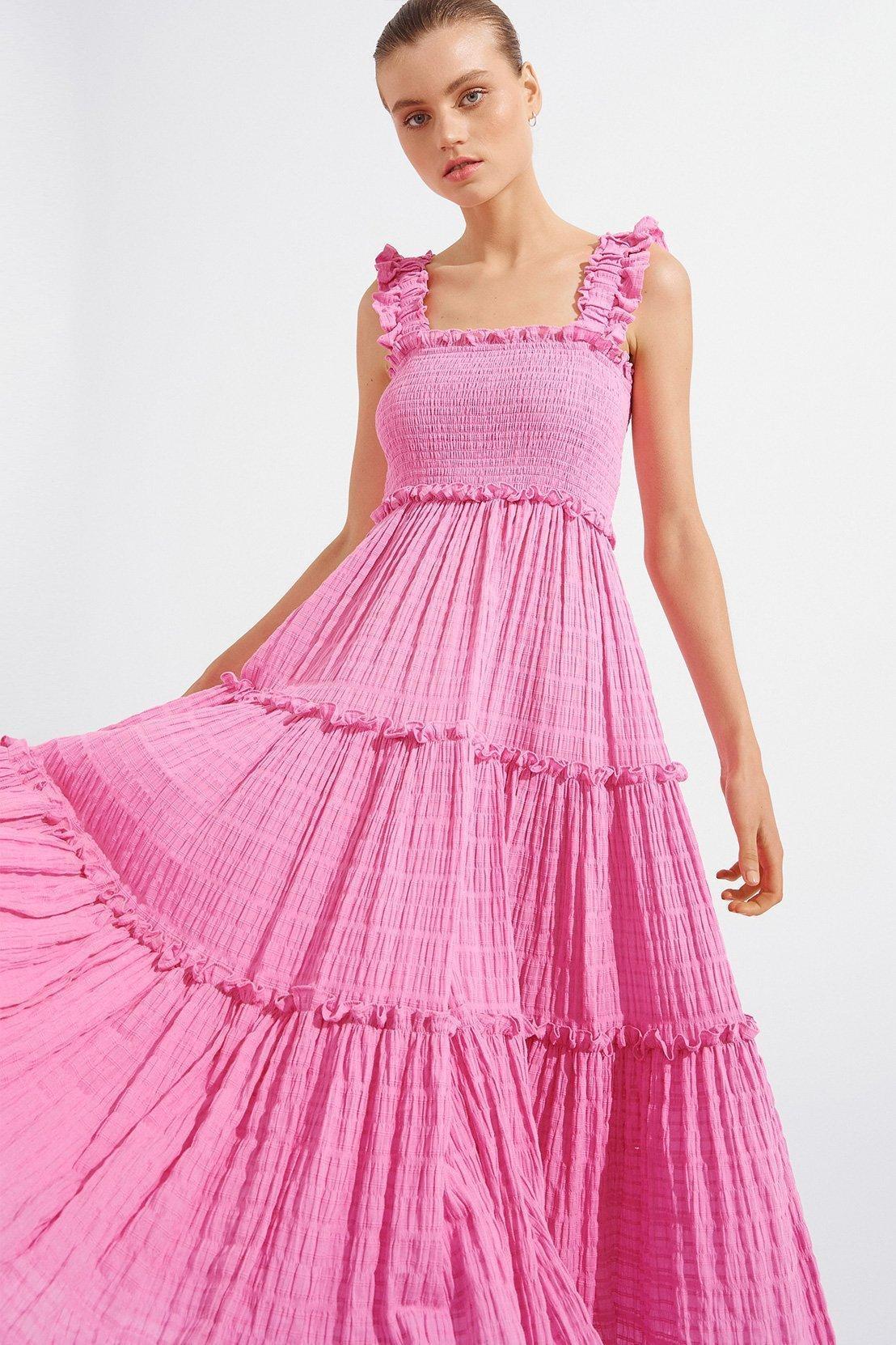 Steele Everley Dress Pink Size 10 photo 2