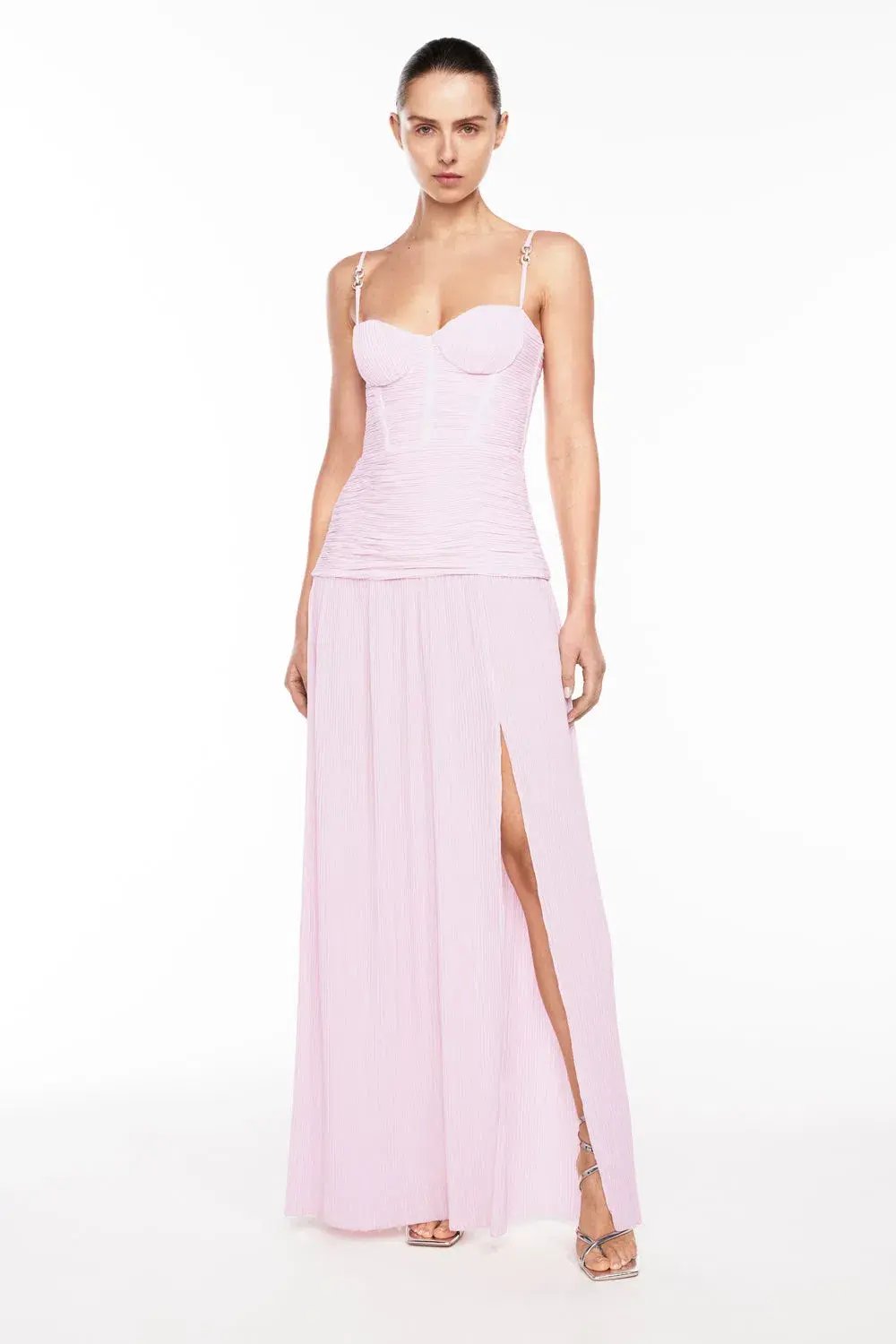 Manning Cartell Double Time Pleat Dress - Hydrangea Pink | Size XS , AU 6 photo 2
