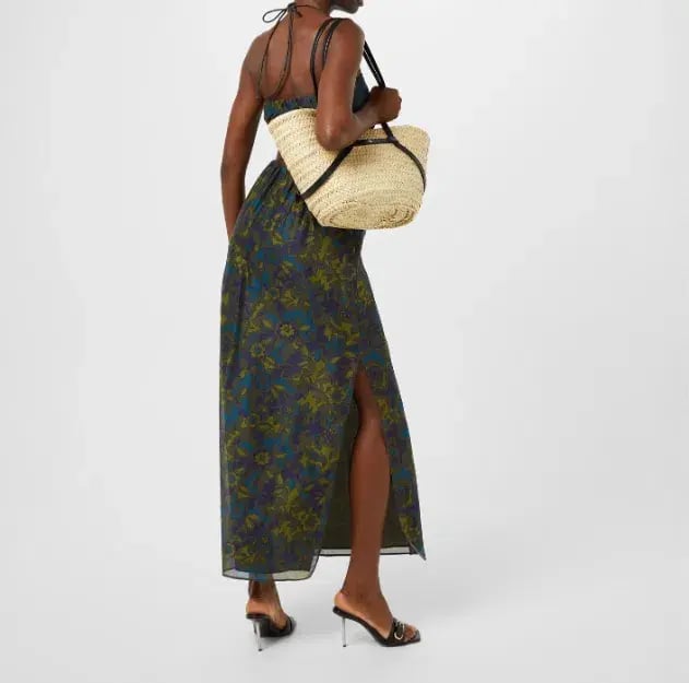 Sir The Label Valerio Tie Halter Midi Dress Print Size 1  / AU 8 photo 2