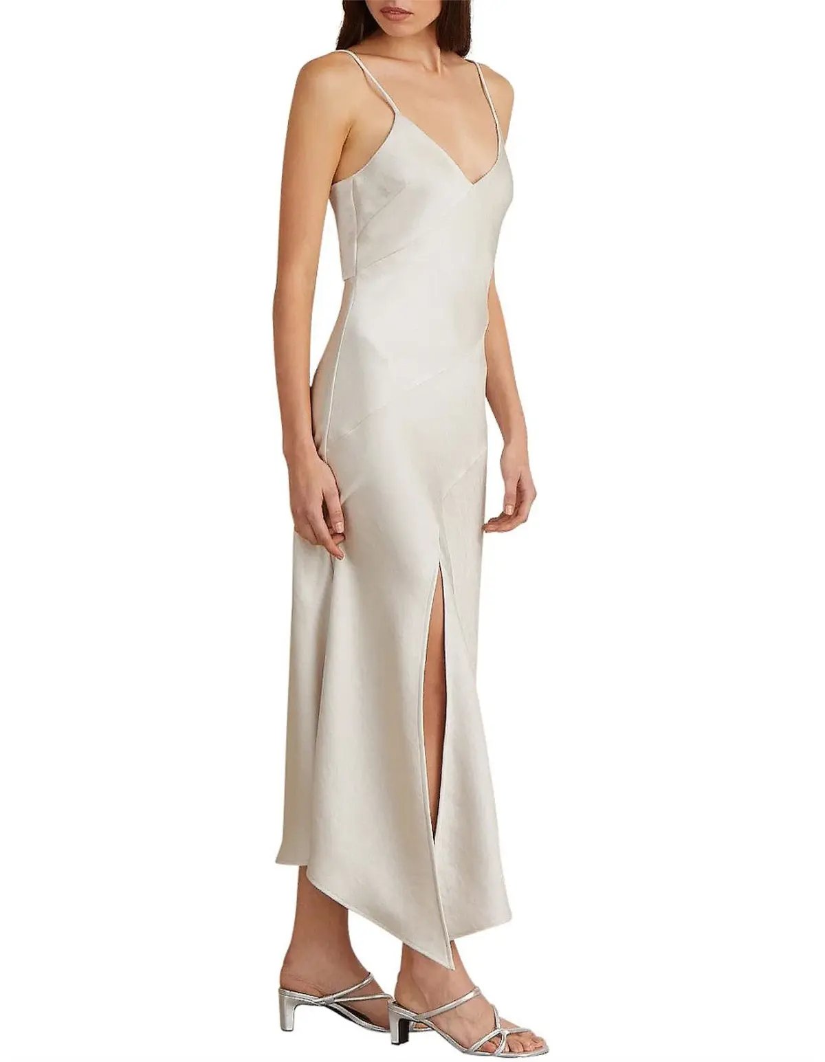 Bec and Bridge Gabrielle V Dress Champagne Size 6 photo 3