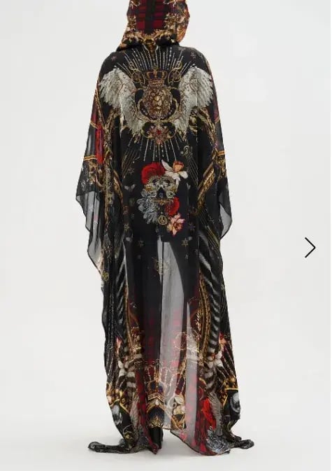 Camilla X Robbie Williams Oversized Robe Do I Entertain You Dress Print One Size photo 5