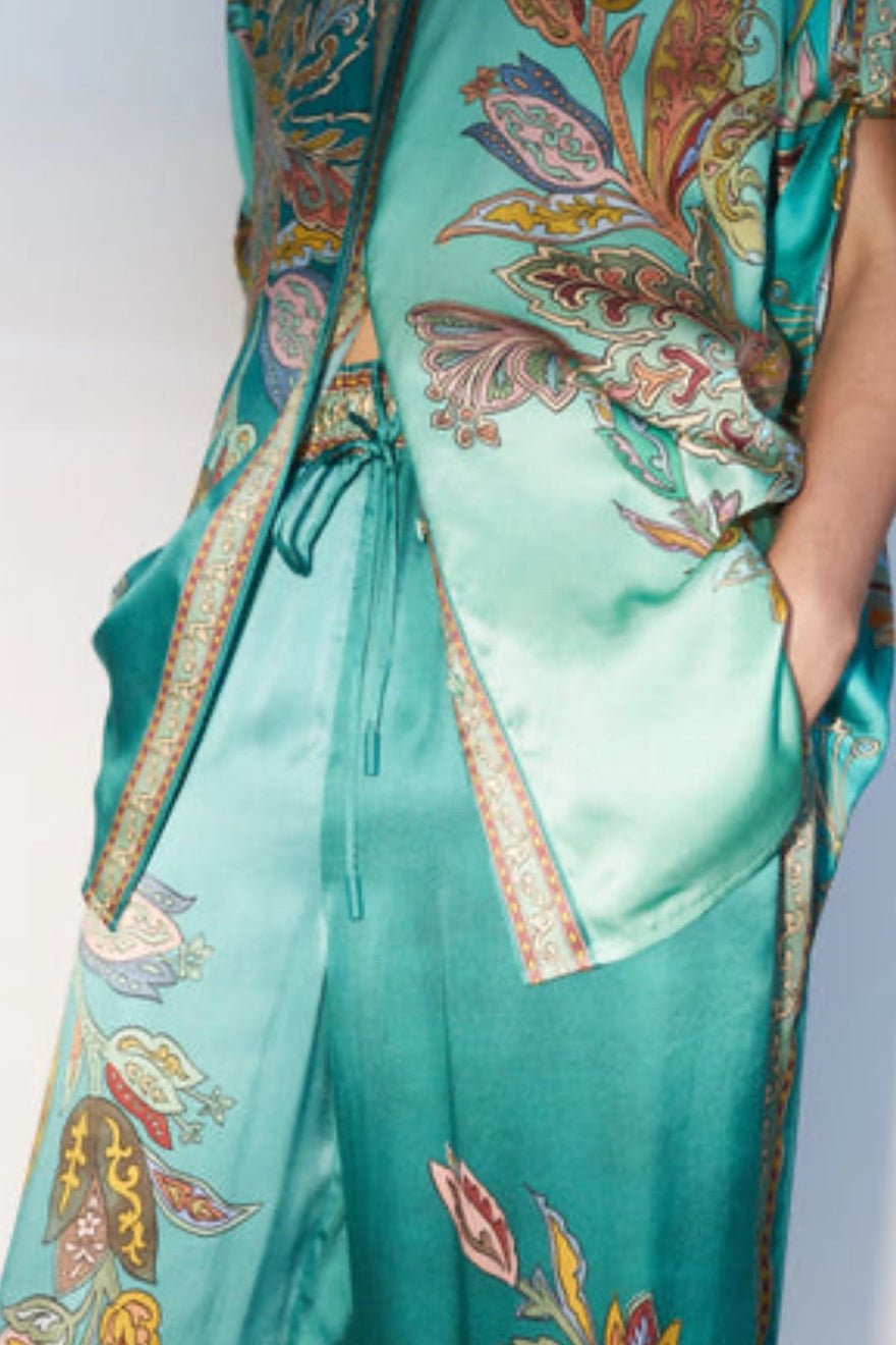 Alemais Franca Printed Silk-satin Set photo 2