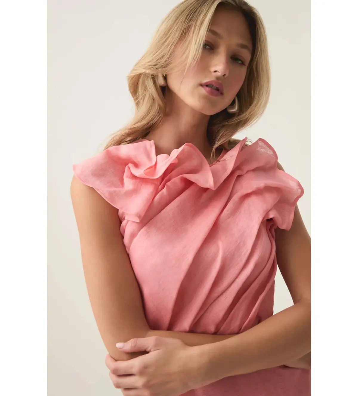 Aje Genesis Midi Dress Washed Coral Size M / AU  10 photo 2