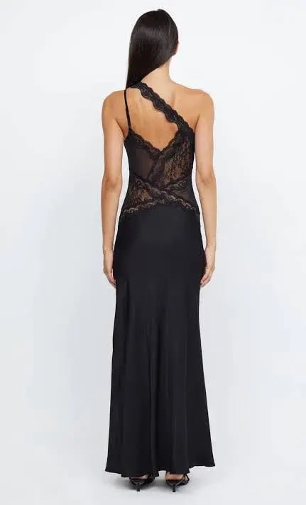 Bec & Bridge Ria Asym Dress Black Size 8 photo 4