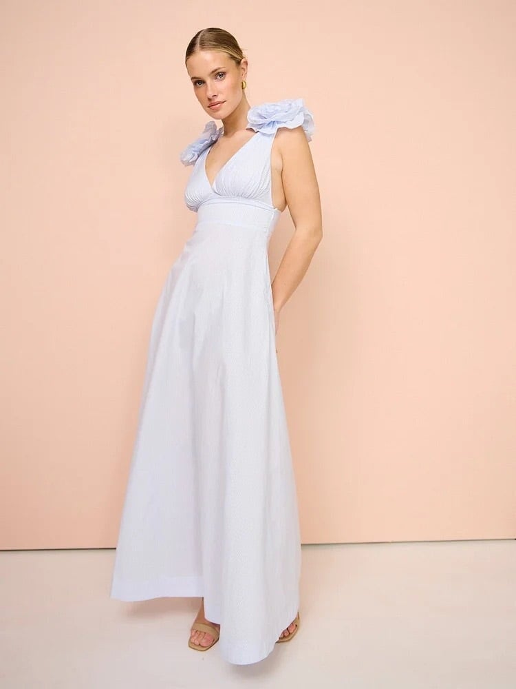 Aston Studio The Eliza Dress Ice Blue photo 2