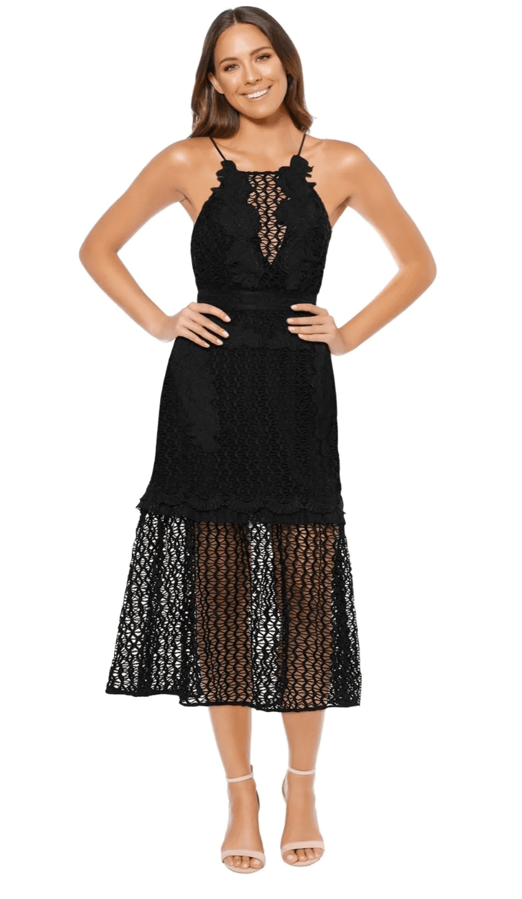 Talulah Sweet Dreams Black Dress Size S photo 2