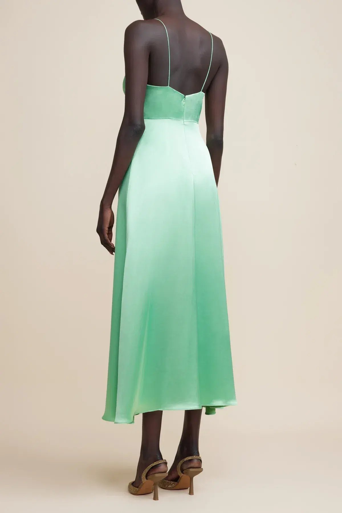 Acler Borradale Dress Mantis Green Size 10 photo 2