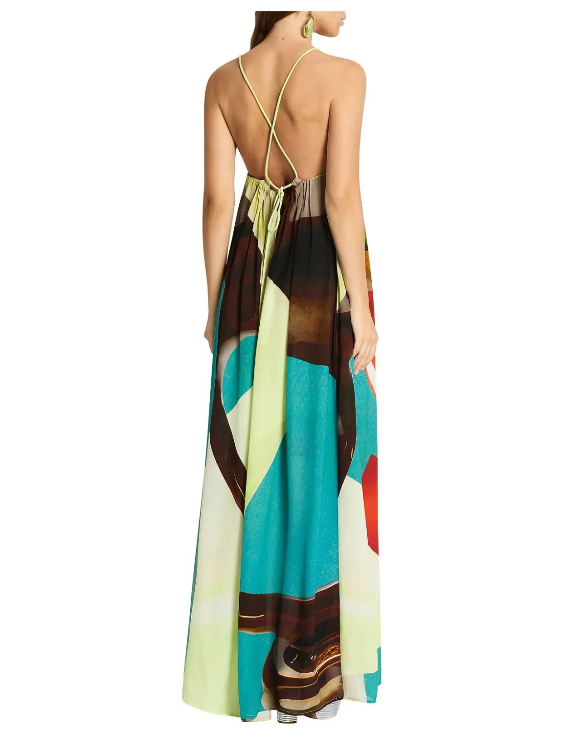 Sass & Bide Dissimulation Maxi Dress Multi Print Size 8 photo 2