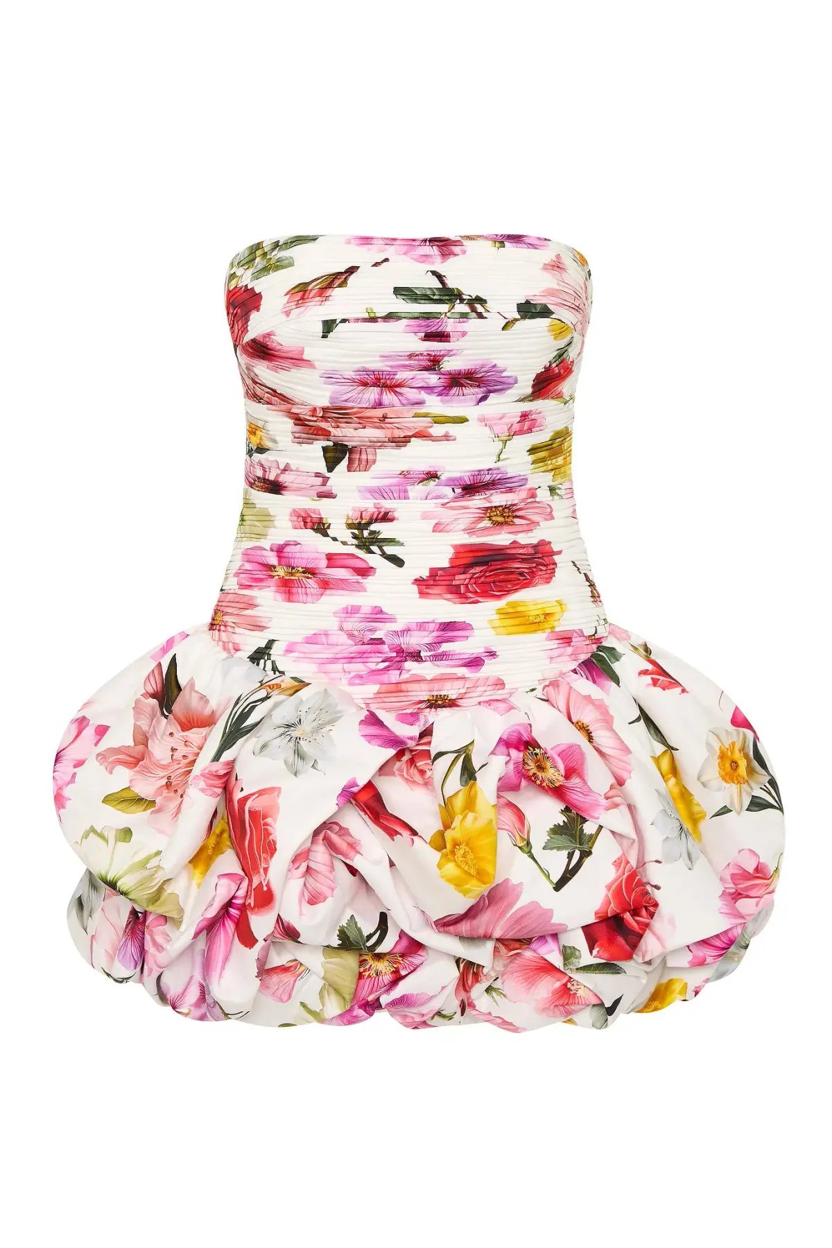 Aje Violette Bubble Hem Mini Dress Collage Floral Size 4 photo 6