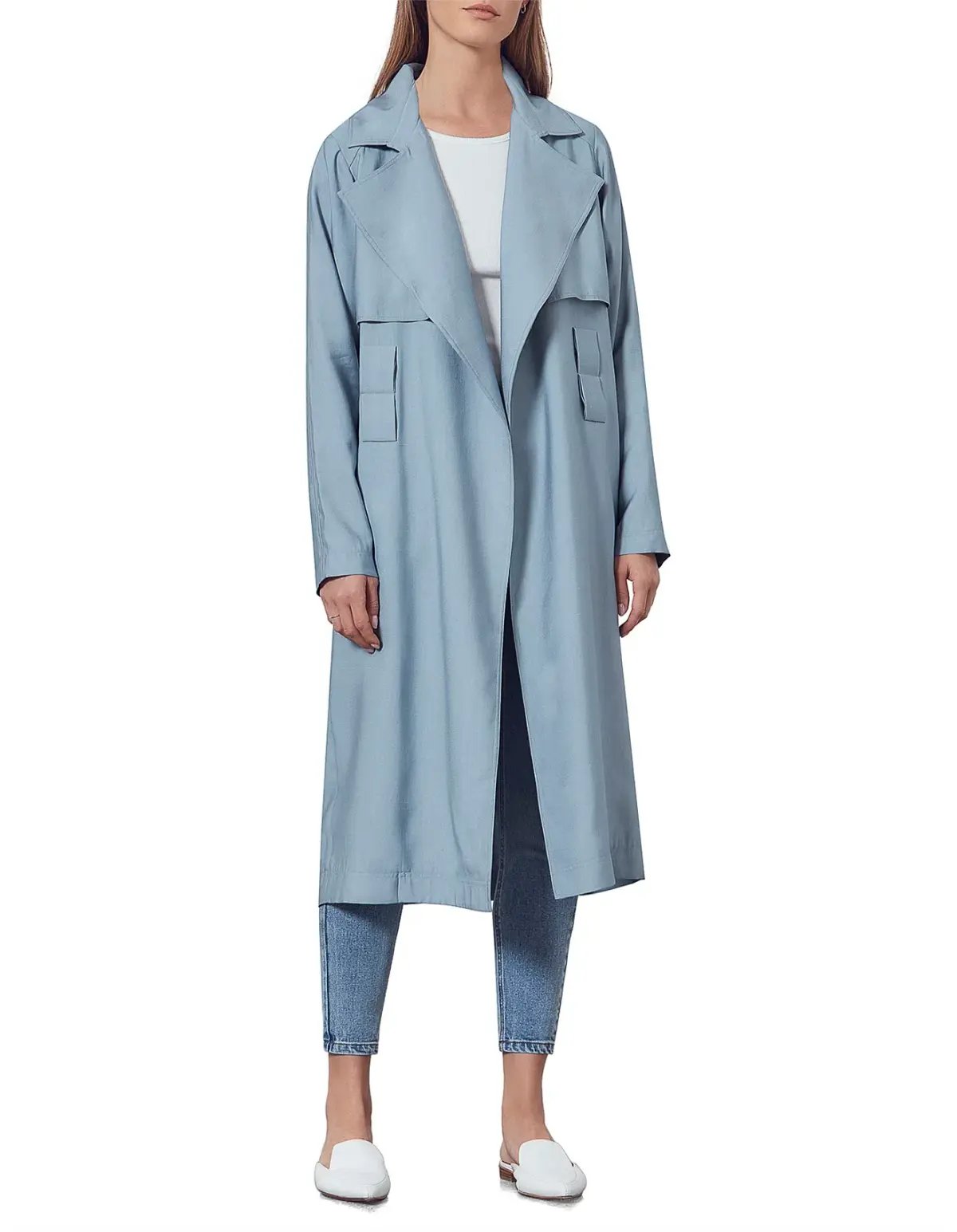 Viktoria & Woods Graduation Trench Coat Blue Size 0 / AU 6 photo 4