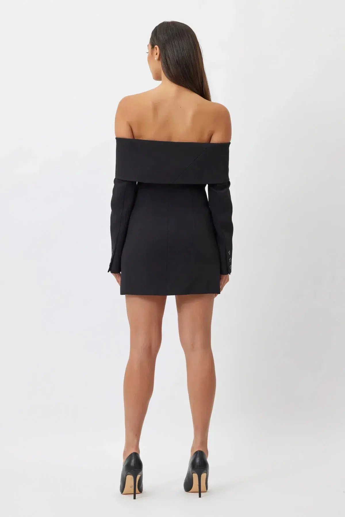 Bianca and Bridgett Chloe Blazer Dress Black Size 8 photo 3