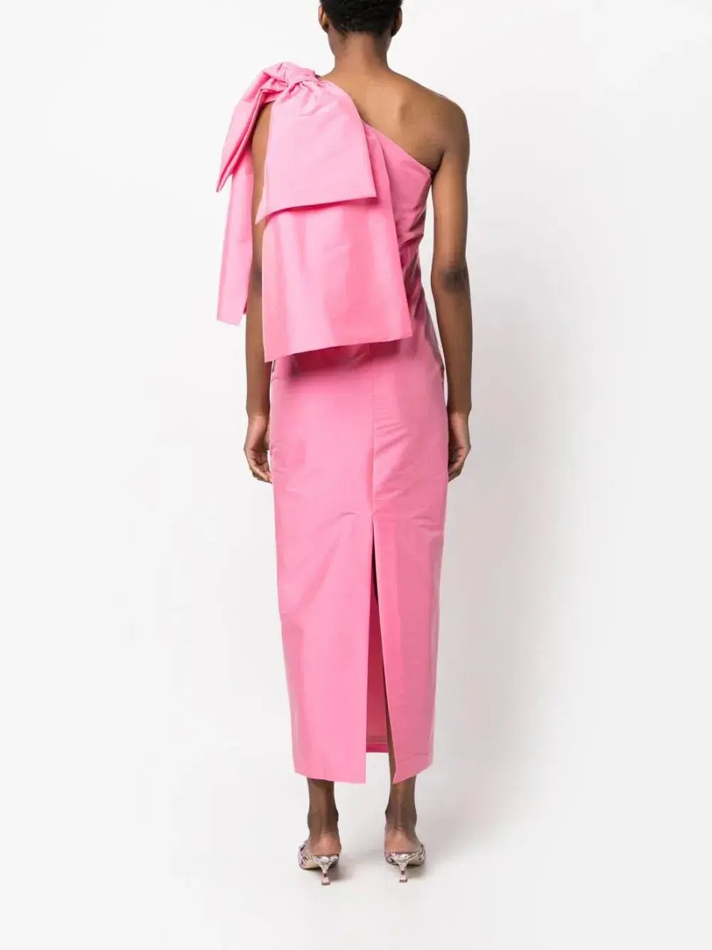 Bernadette Josselin Bow-Embellished Midi Dress Pink Size EU42 / AU 14 photo 3