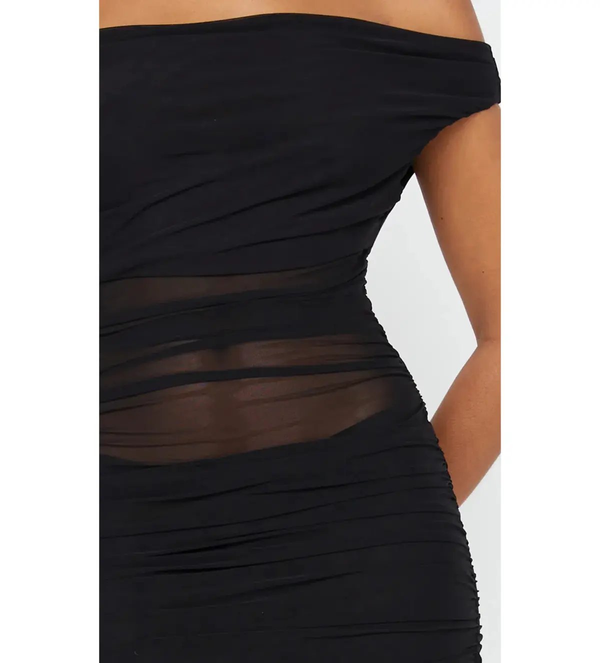 Bec & Bridge Pia Off The Shoulder Dress Black Size AU 6 photo 3