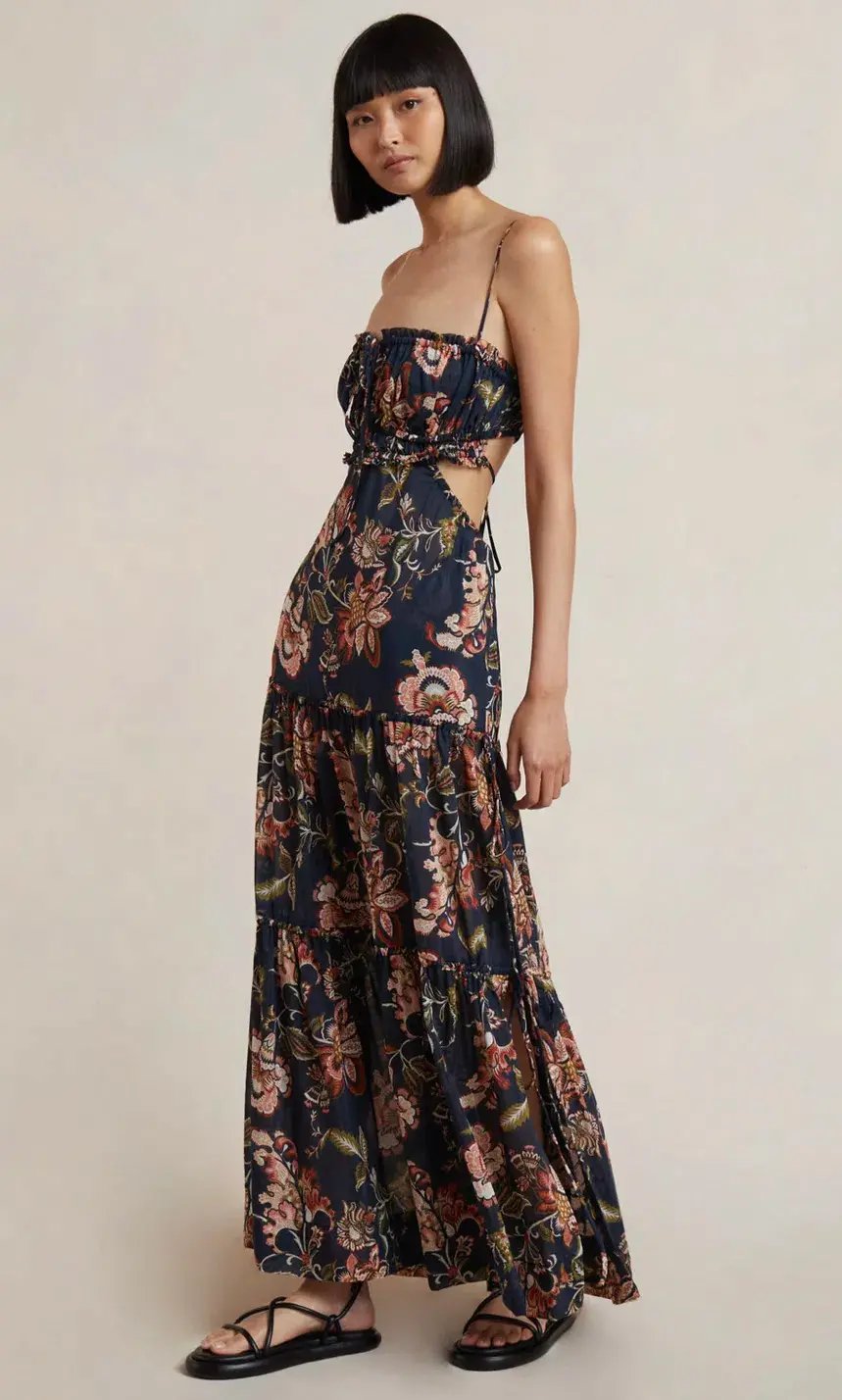 Bec & Bridge Lori Tie Maxi Dress Floral Size 8 photo 2