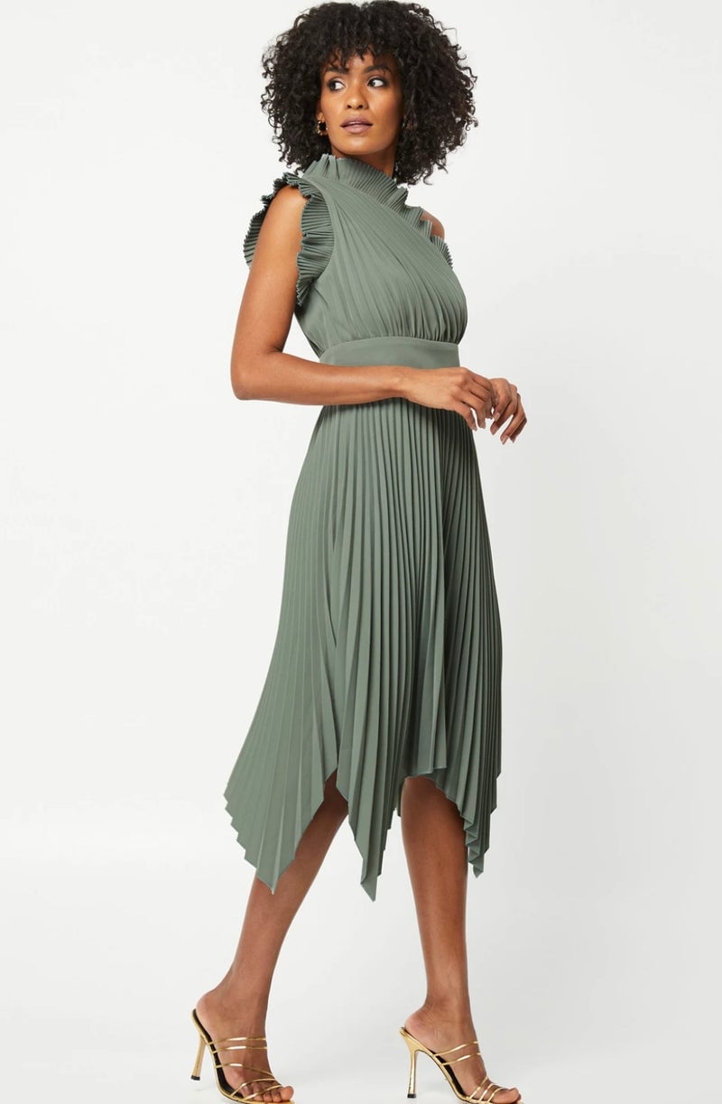 Mossman Lady Like midi dress - Sage photo 3