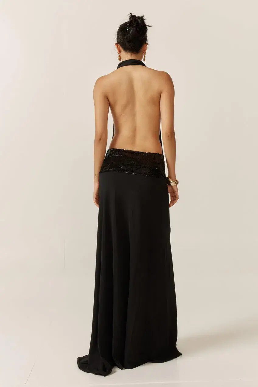 Ance Gria Adele Maxi Gown Black Size XS / Size AU 6 photo 4