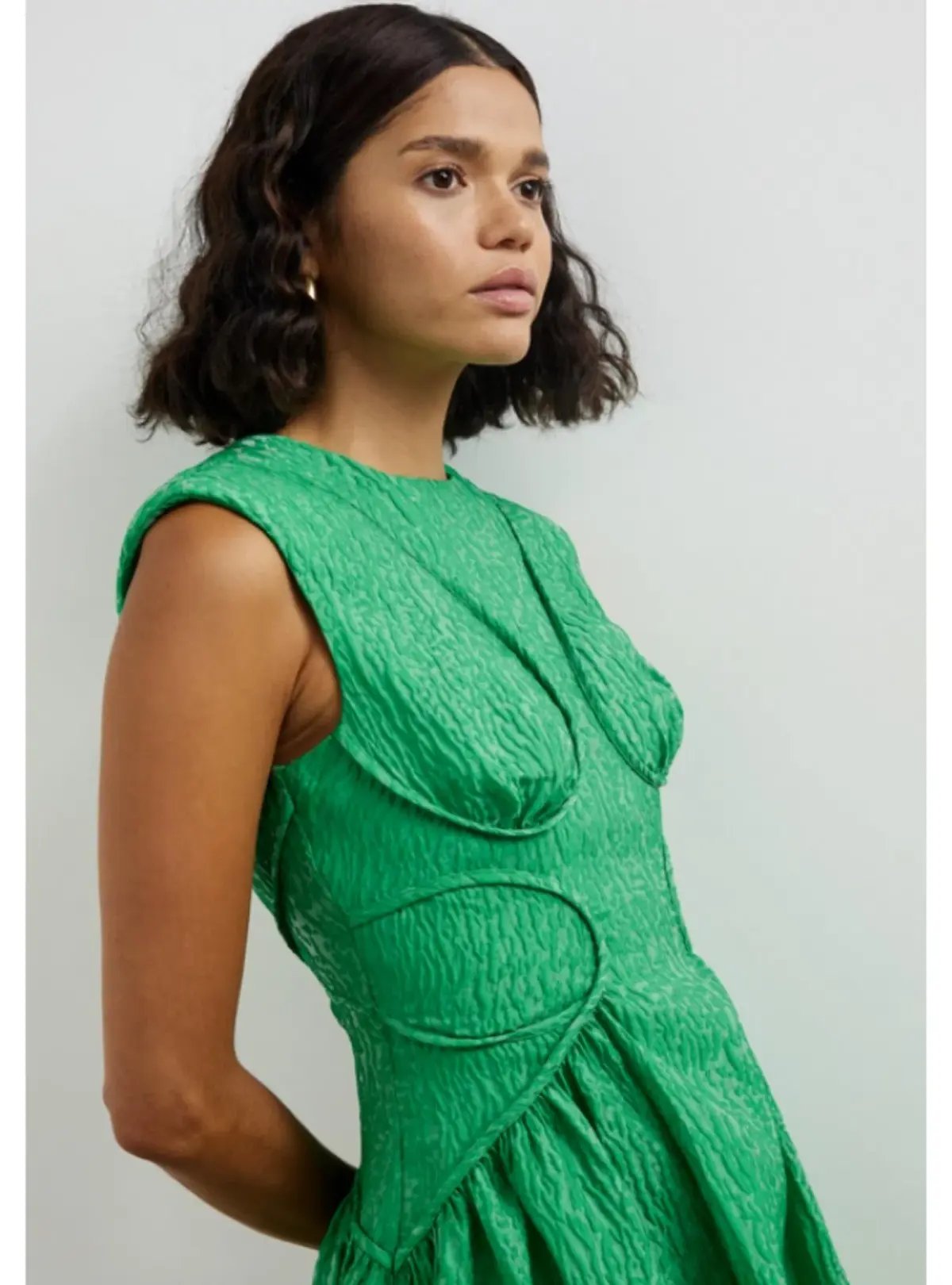 Rachel Gilbert Celia Dress in Apple Size AU 10 photo 2