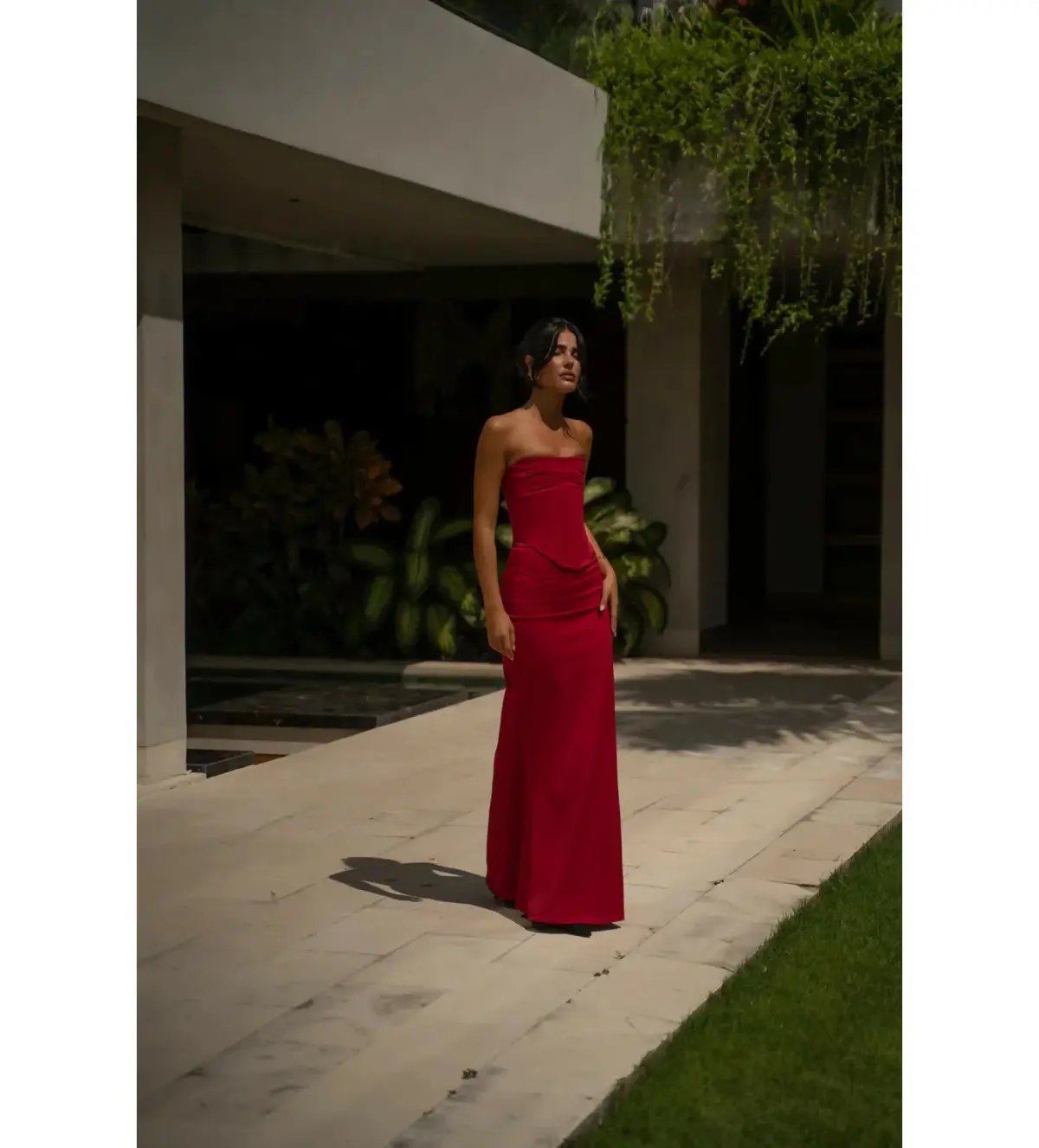 HNTR The Label Louie Gown Wine Size XS / AU 6 photo 4