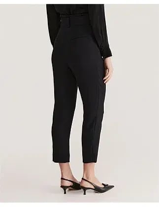 Saba Dharma Belted Slim Pants in Black Size AU 4 photo 4