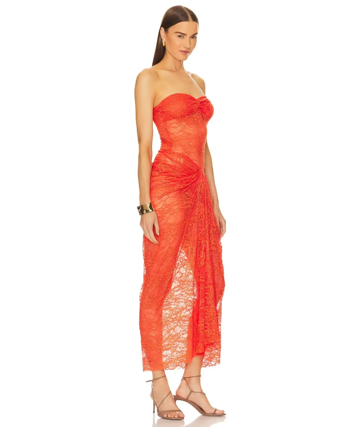 Natalie Rolt Naomi Dress Tangerine Size 1 / AU 8 photo 2