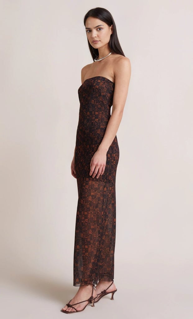 Bec & Bridge Checkmate Strapless Maxi Dress photo 2