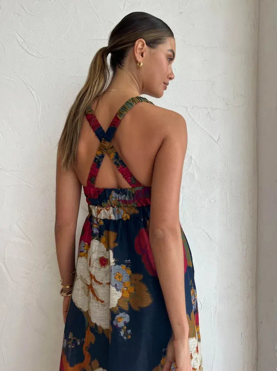 Sir the Label Bonita V Neck Gown Floral Size 0/AU 6 photo 5