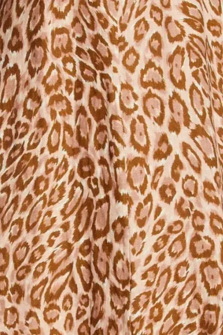 Zimmermann Concert Day Midi Dress Leopard Print Size 1 / Au 10 photo 4