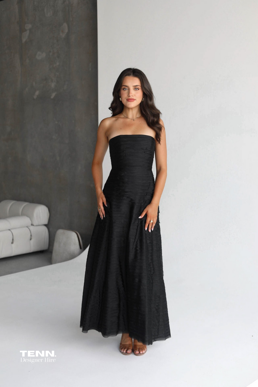 Aje Soundscape Maxi Dress - Black photo 3
