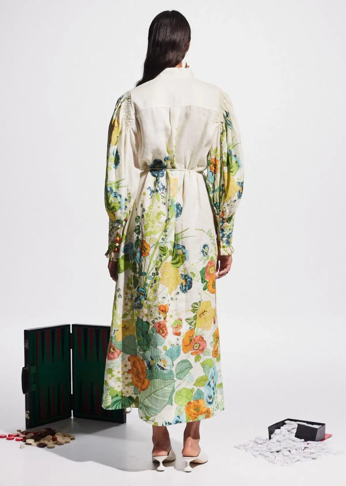 Alemais Constance Shirtdress Floral Size 16 photo 2