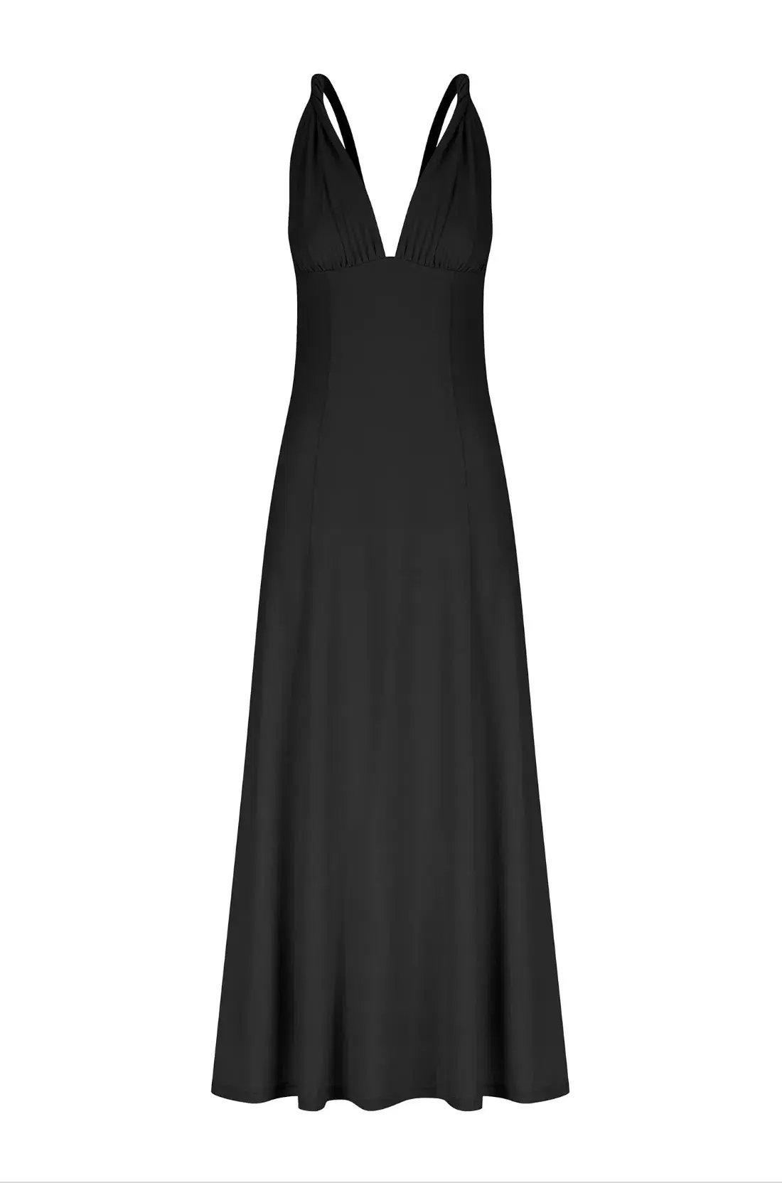 Hansen and Gretel Campari Jersey Midi Dress Black Size XS / AU 6 photo 8