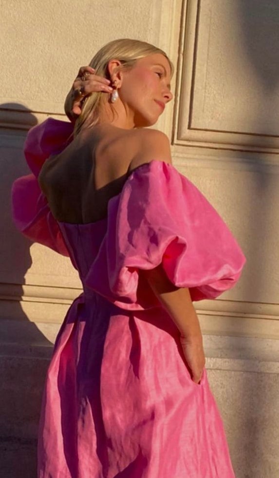 Aje Eugenie Off Shoulder Midi Dress photo 4