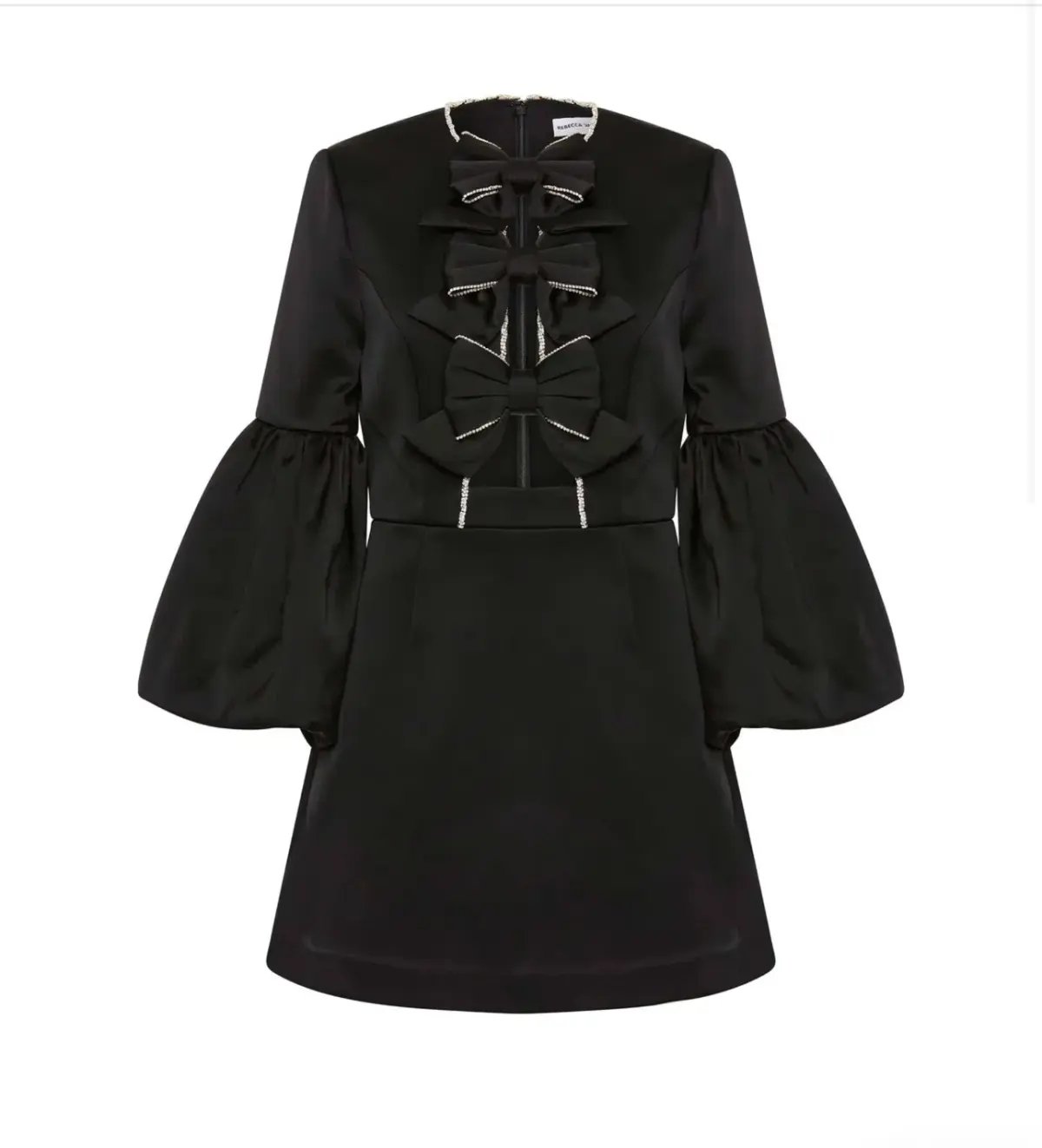 Rebecca Vallance Augustine Long Sleeve Mini Dress Black Size 12 photo 5