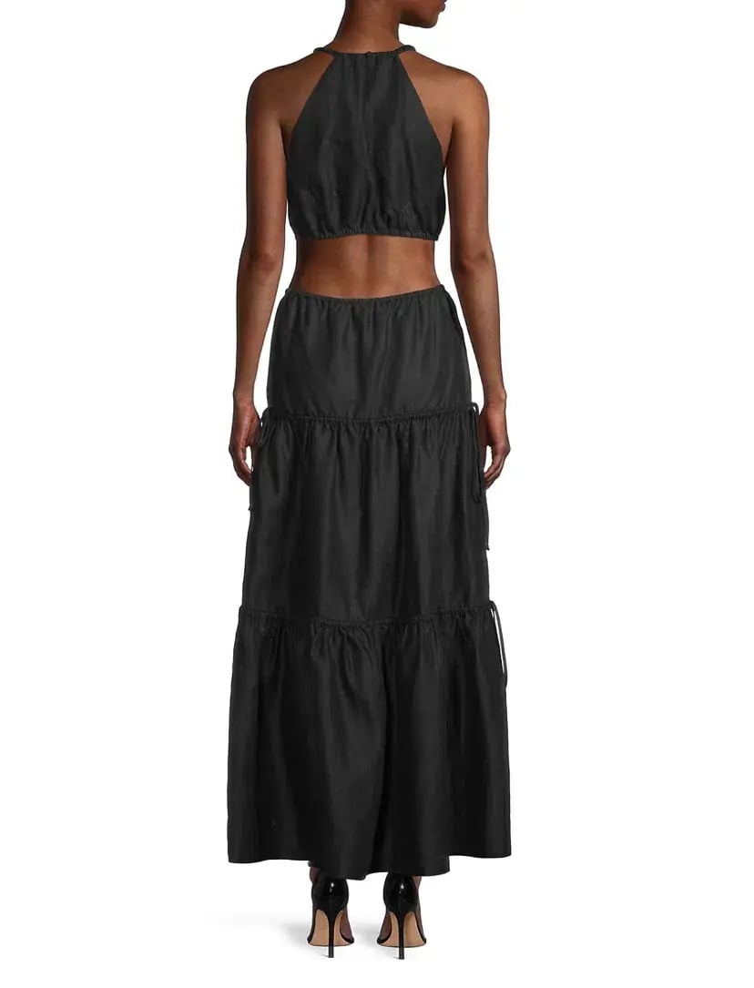Bec and Bridge Helene Maxi Dress Black Size 8 photo 7
