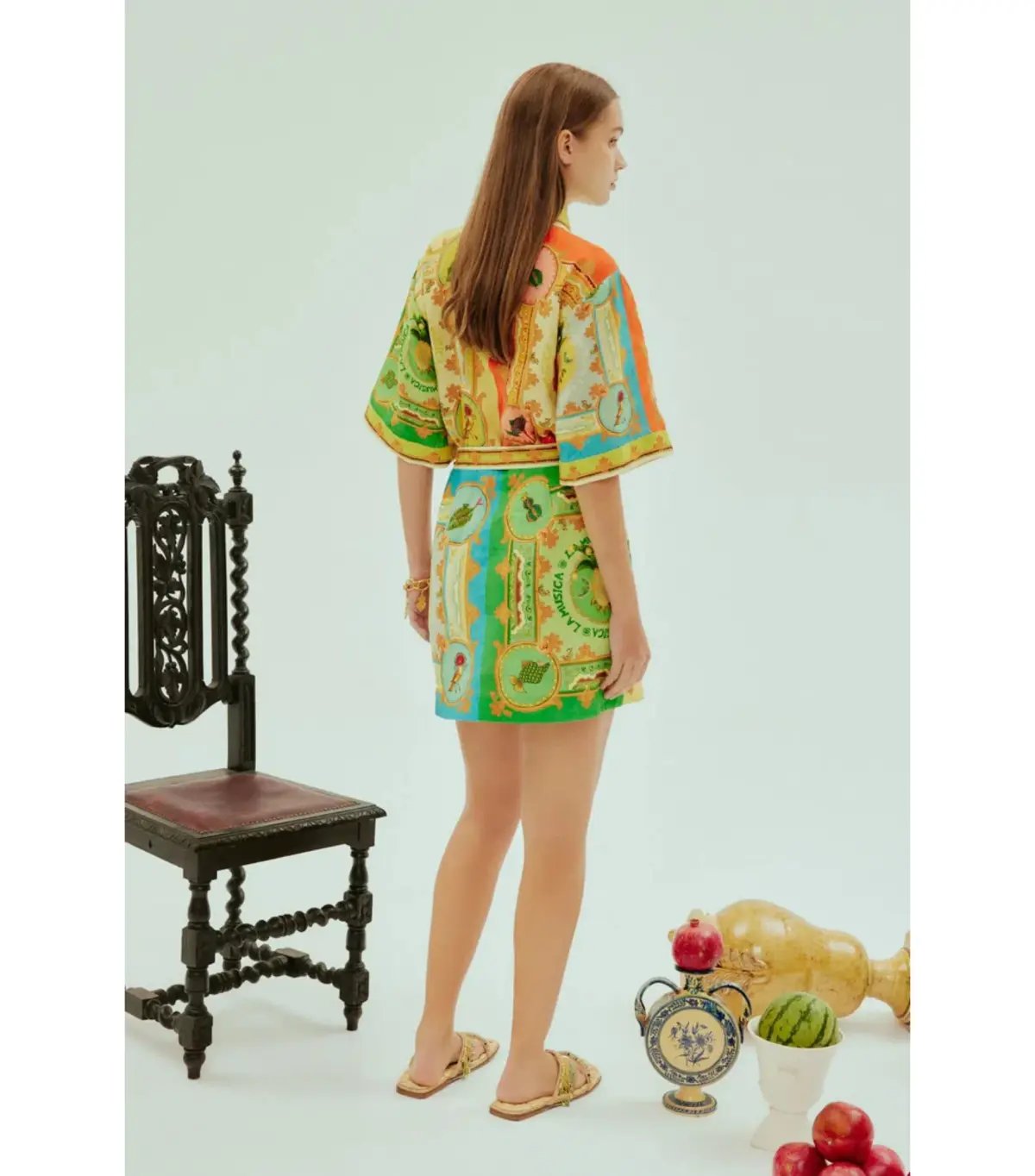 Alemais La Musica Mini Dress Multi Size AU 8 photo 3