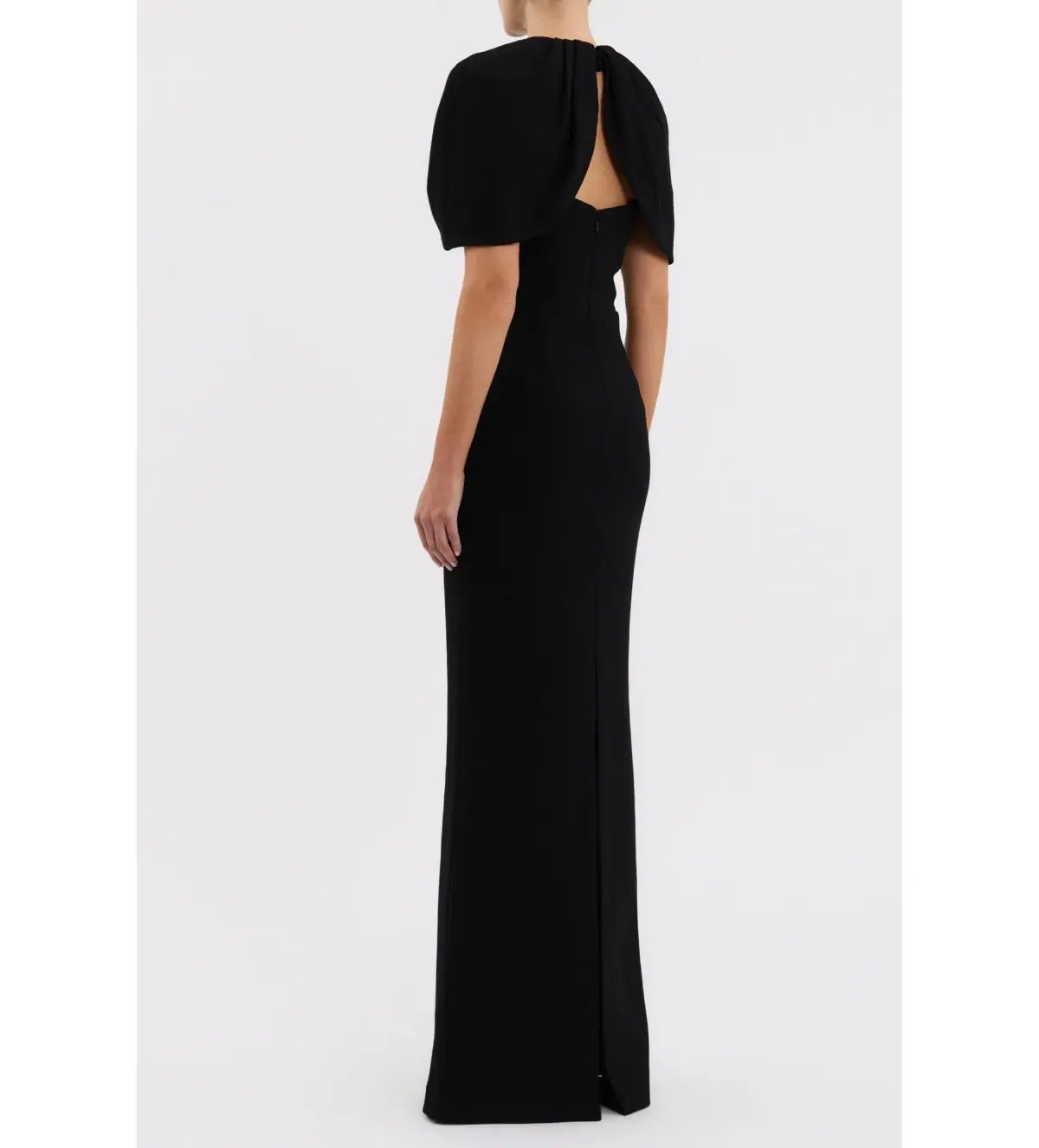 Rebecca Vallance Cameron Full Length Gown in Black Size AU 10 photo 3
