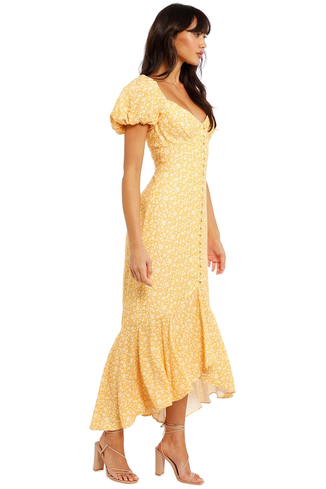 Jacinta Dress - Champagne Pansy photo 2