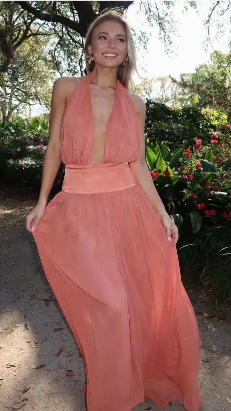 Arcina Ori Serena Dress Coral Size 10 photo 4