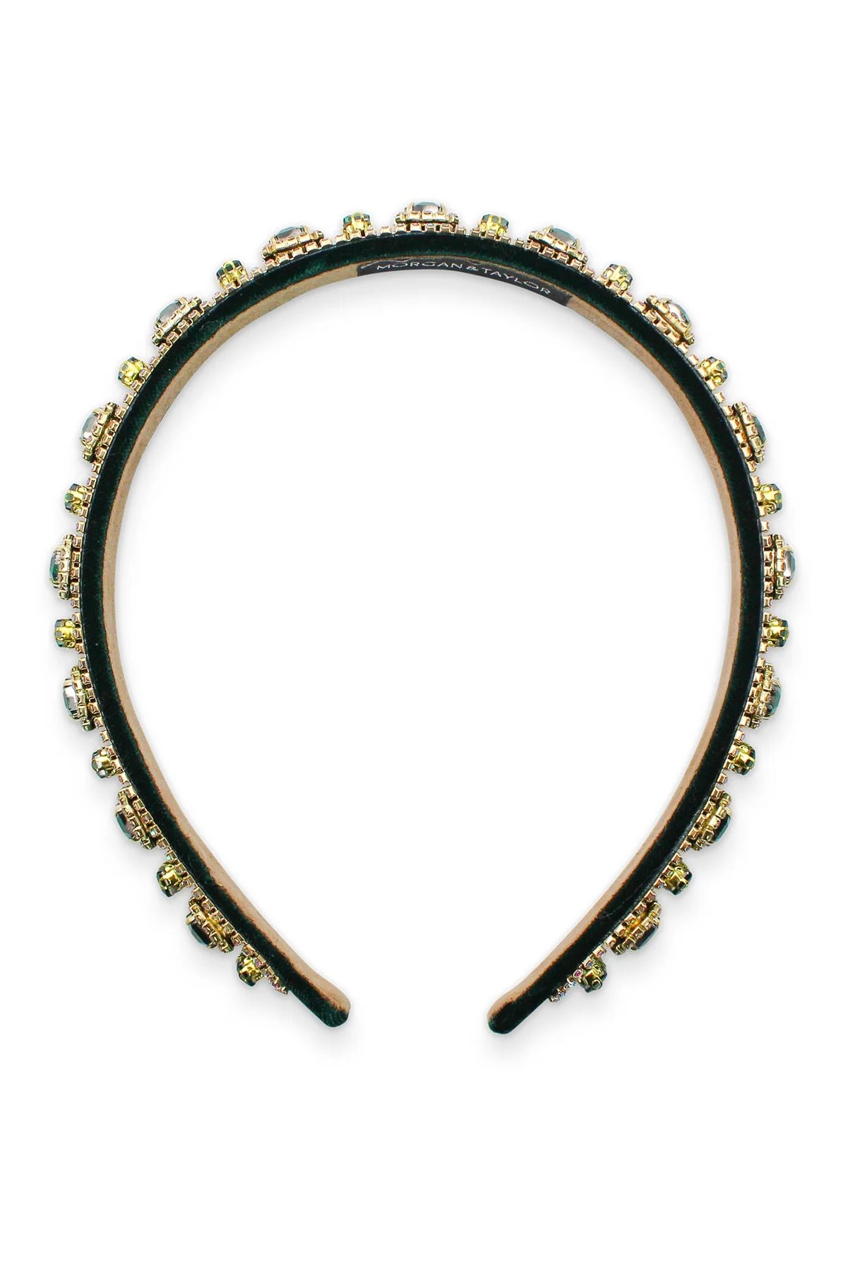 MORGAN & TAYLOR SABINE HEADBAND - EMERALD photo 2