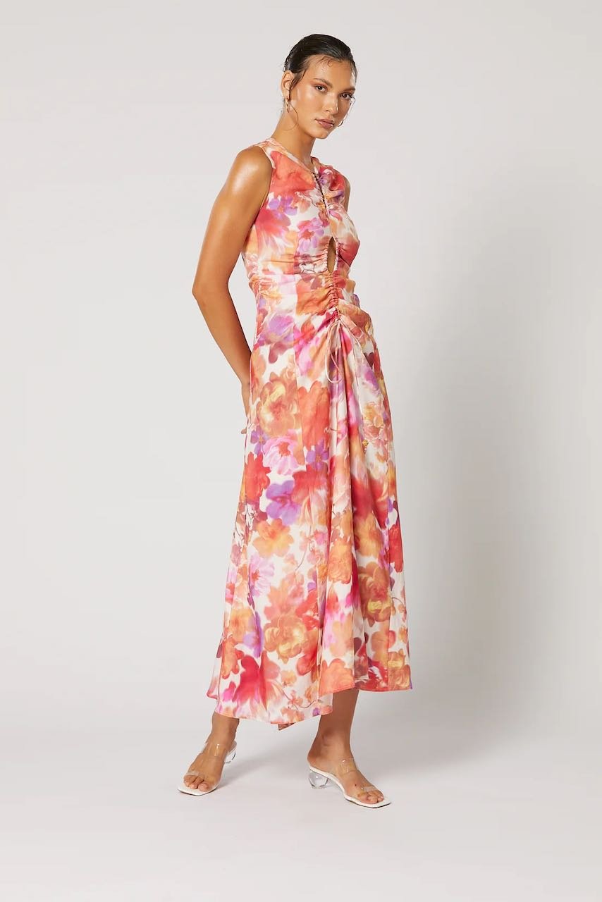WINONA SANTA ROSA KEYHOLE DRESS - MULTI photo 2
