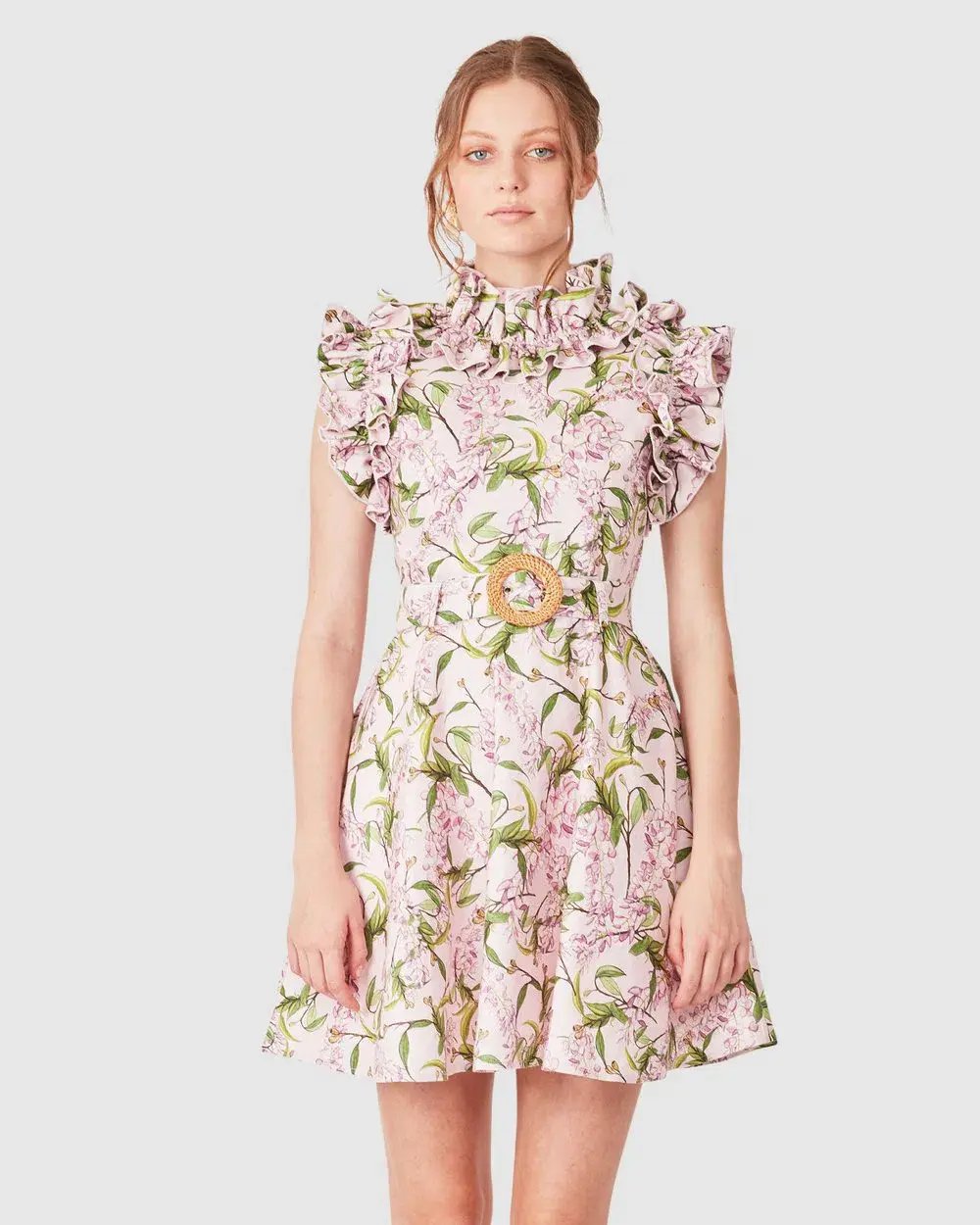 Torannce Sedgwick Mini Dress Floral Size 6 photo 2