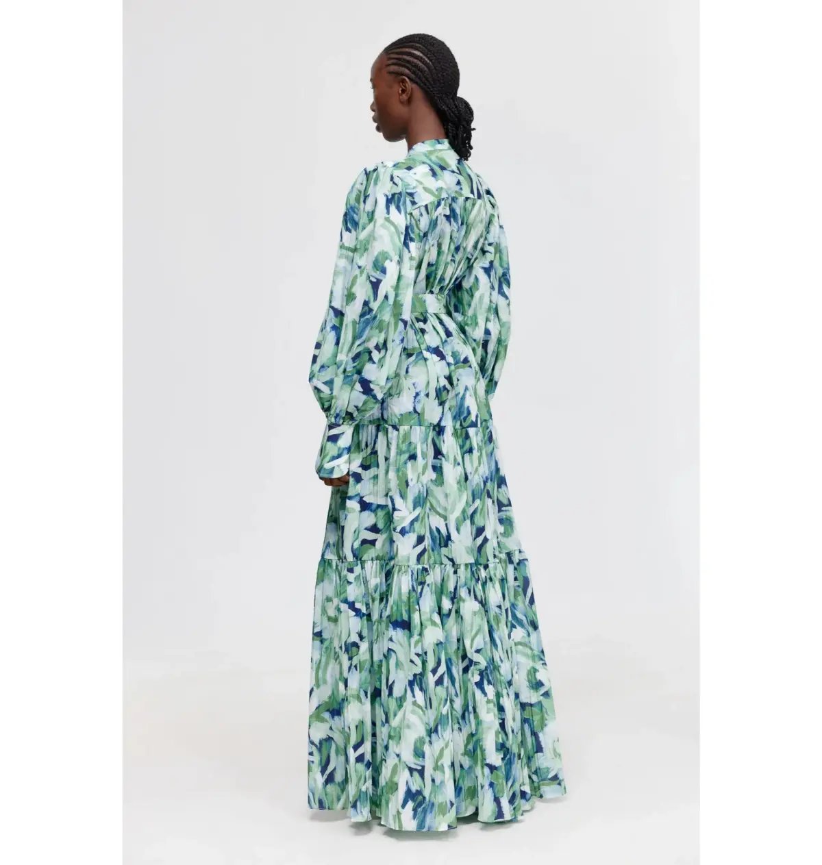 Acler Matthew Maxi Dress in Fresco Garden Size AU 16 photo 3