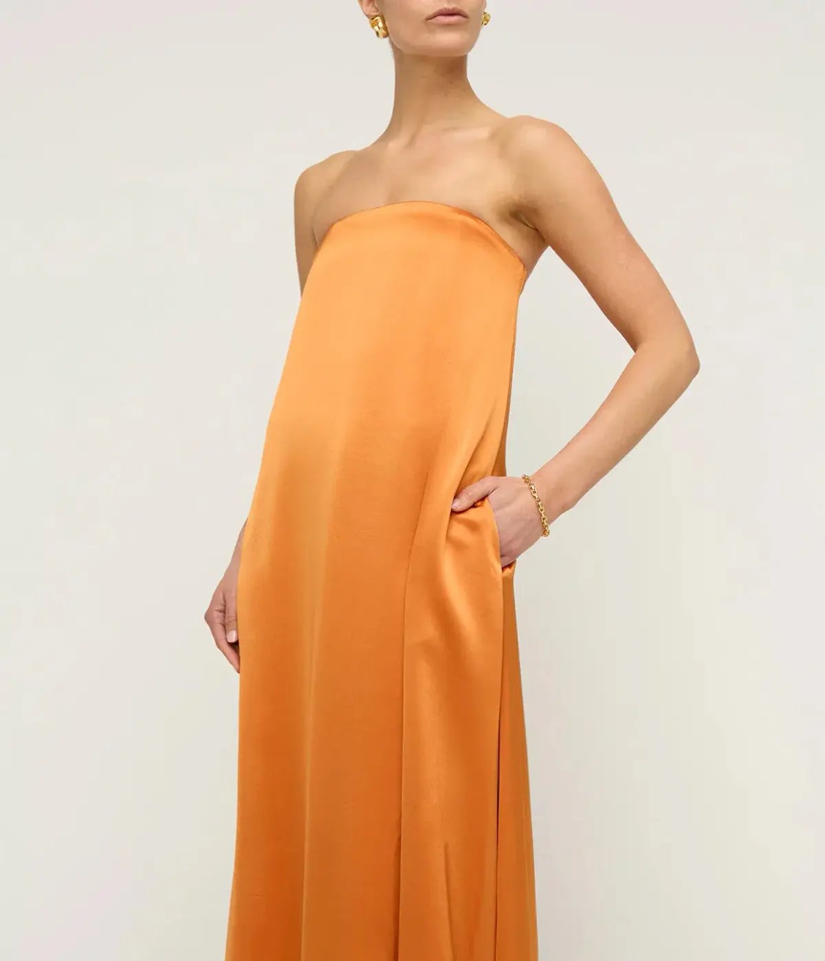 ANNA QUAN Delfina Maxi Dress Kumquat Orange 8 photo 4