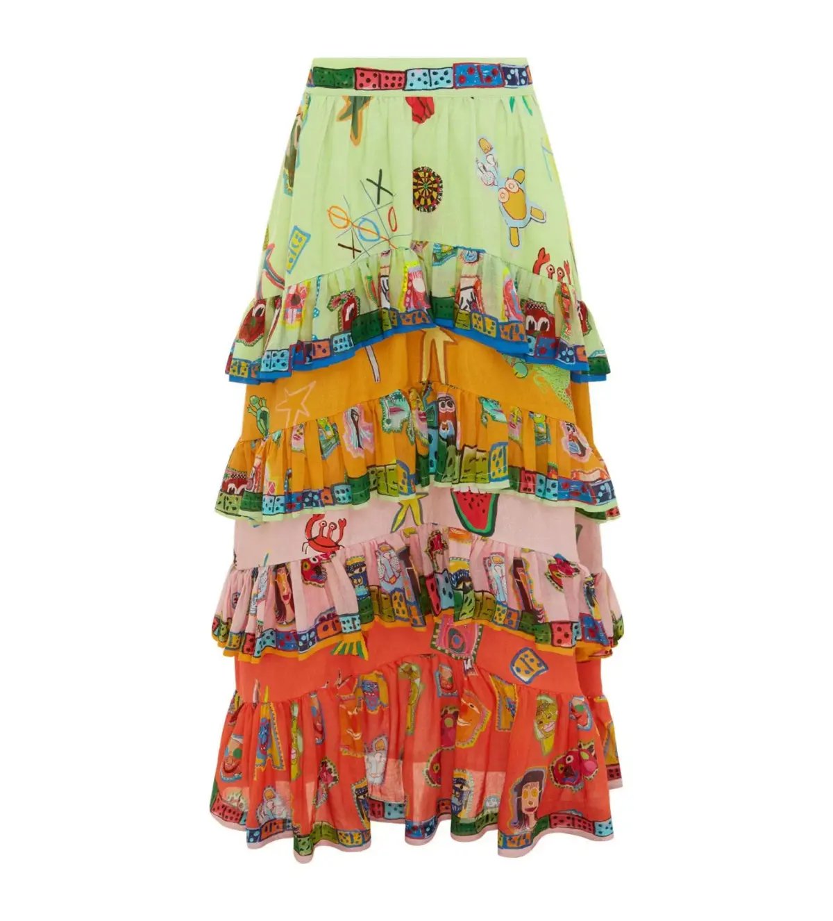Alemais Players Skirt Size 10 and Oceane Silk Scarf O/S photo 2