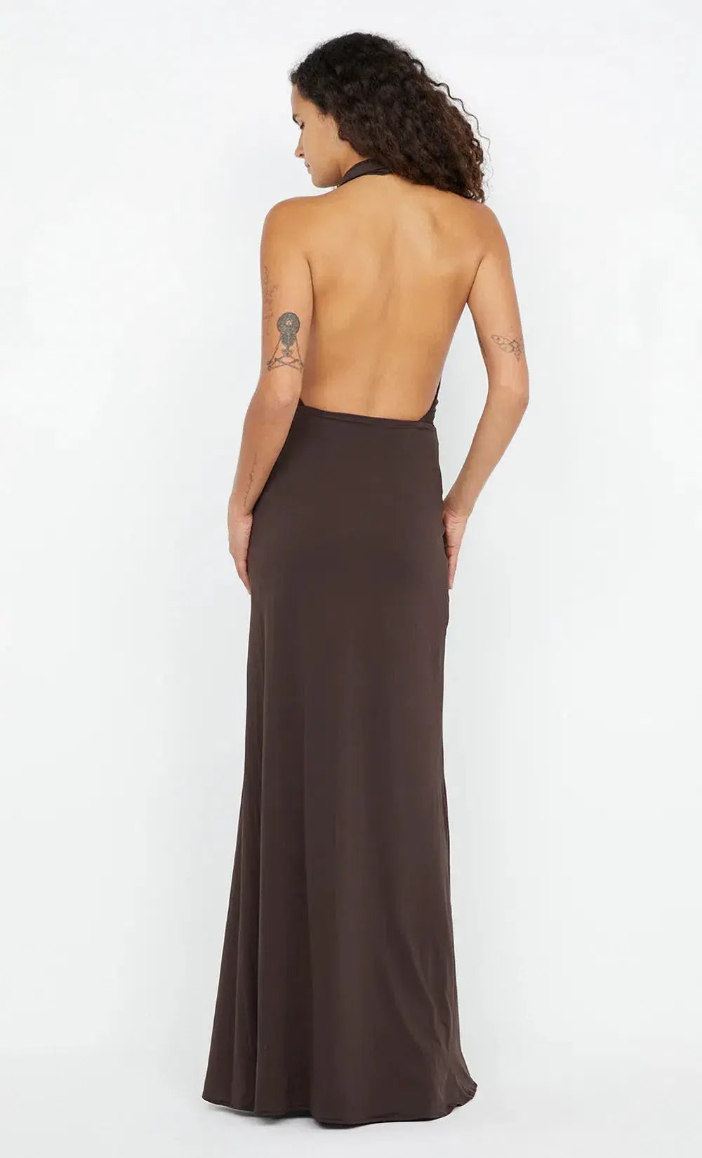 Bec and Bridge Nessie Maxi Dress in Brown Size AU 8 photo 3